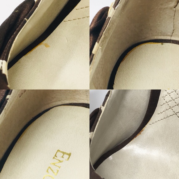 Enzo Angiolini Aebardane Peep Toe Ribbon Bow 8.5M - Picture 8 of 8